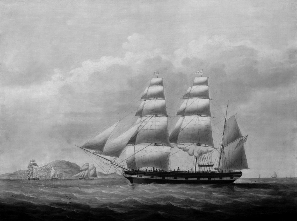 Detail of The barque 'Rory O'More' by British School
