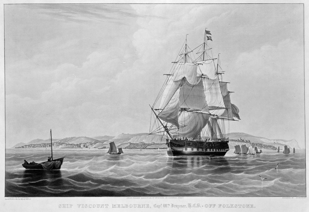 Detail of The 'Viscount Melbourne' by William John Huggins