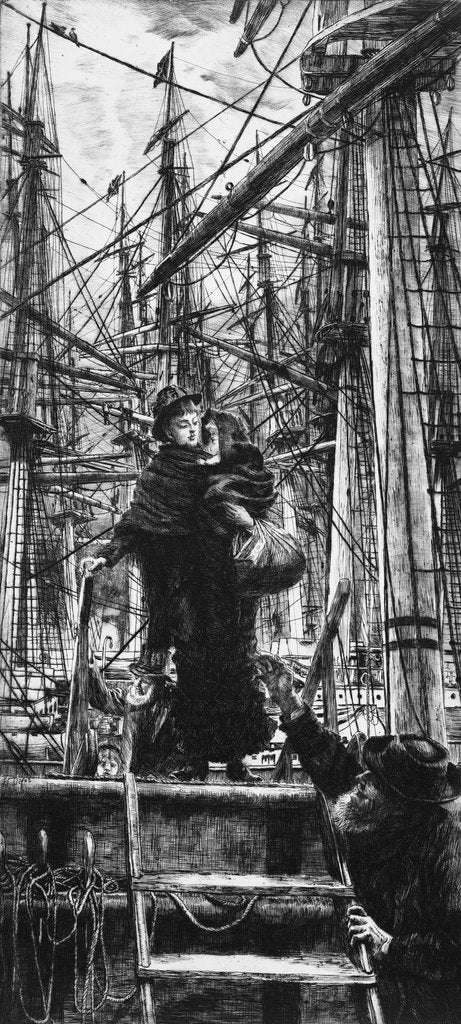 Detail of Emigrants by James Jacques Joseph Tissot