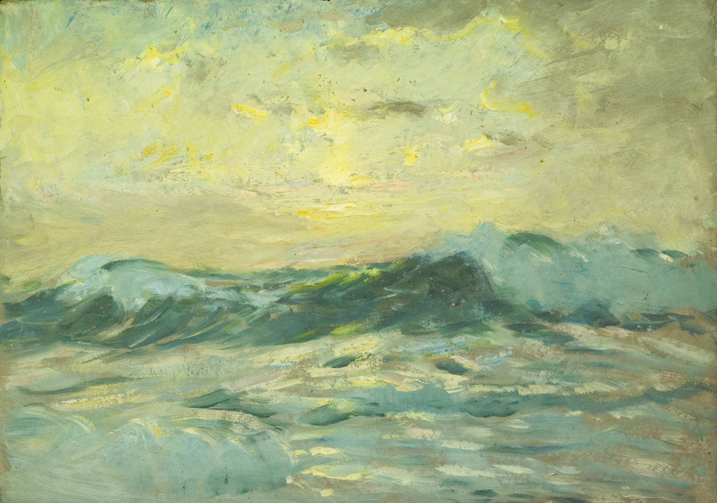 Detail of Seascape, Jersey by John Everett