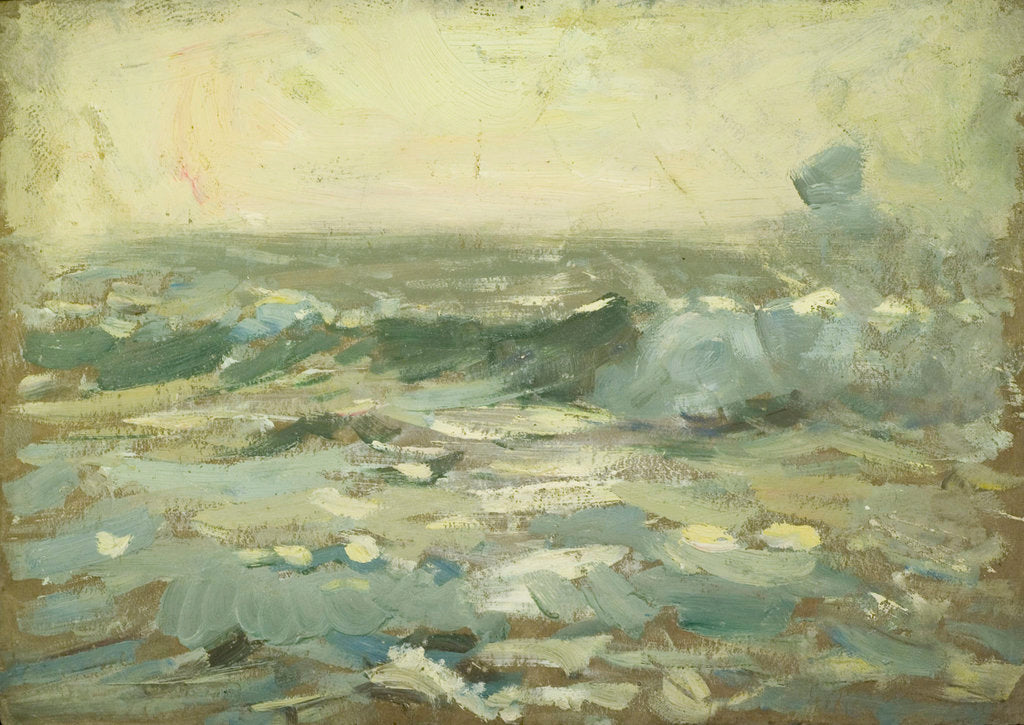 Detail of Seascape from Cobo Bay by John Everett
