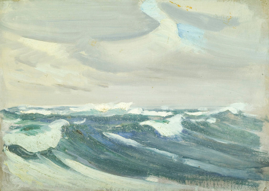Detail of Sennen Cove, Cornwall by John Everett