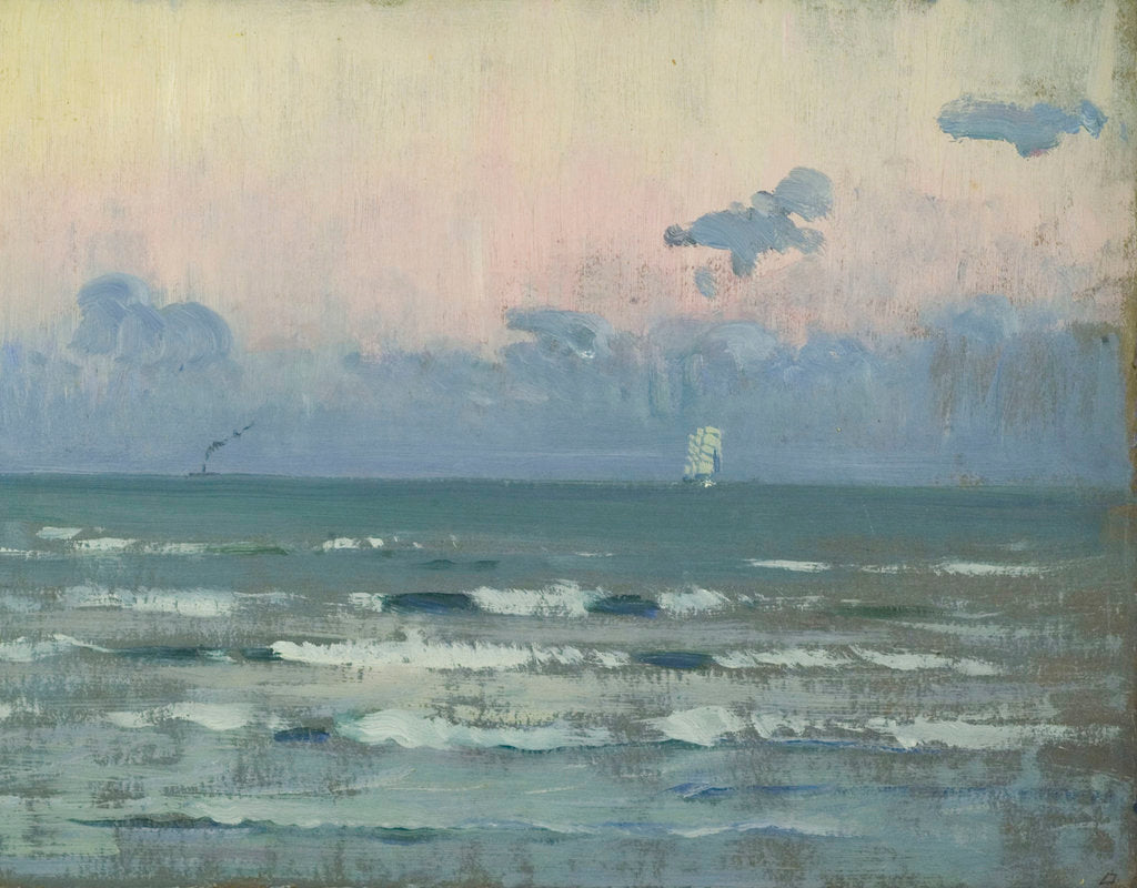 Detail of Seascape, Corbiere by John Everett