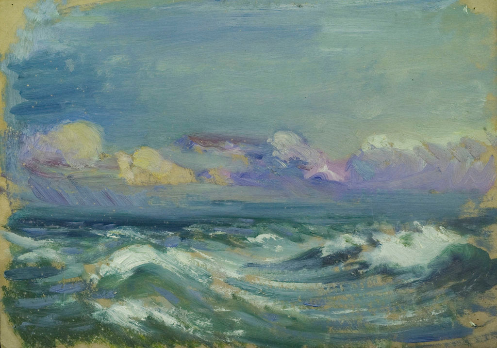 Detail of Seascape, Porthleven by John Everett