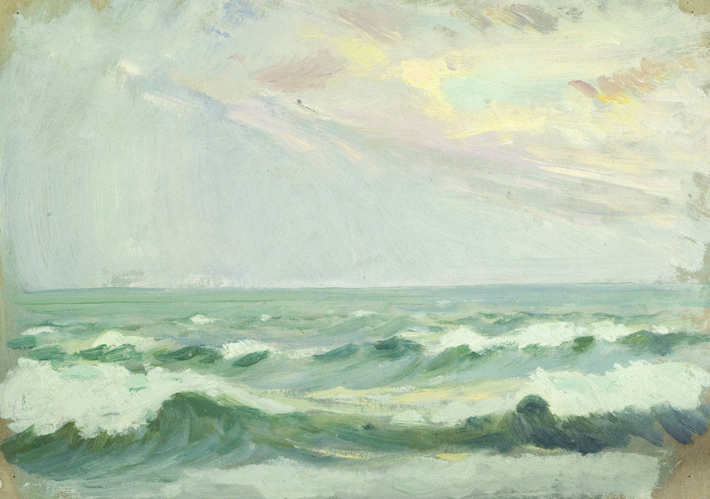 Detail of Seascape, Porthleven by John Everett