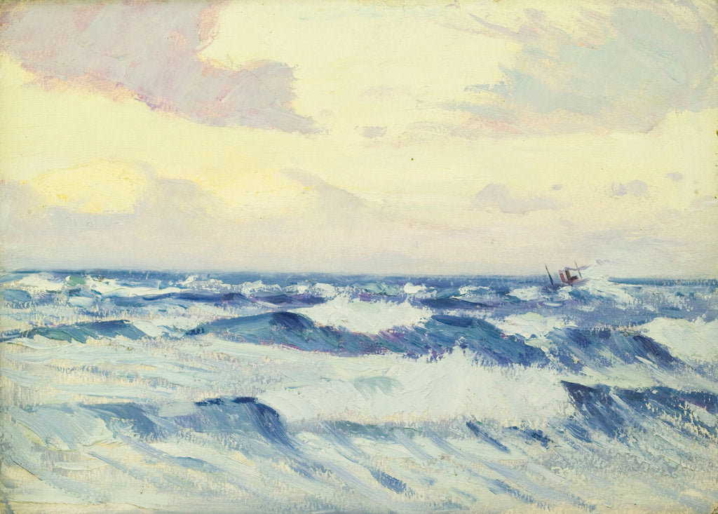 Detail of Seascape, Jersey by John Everett