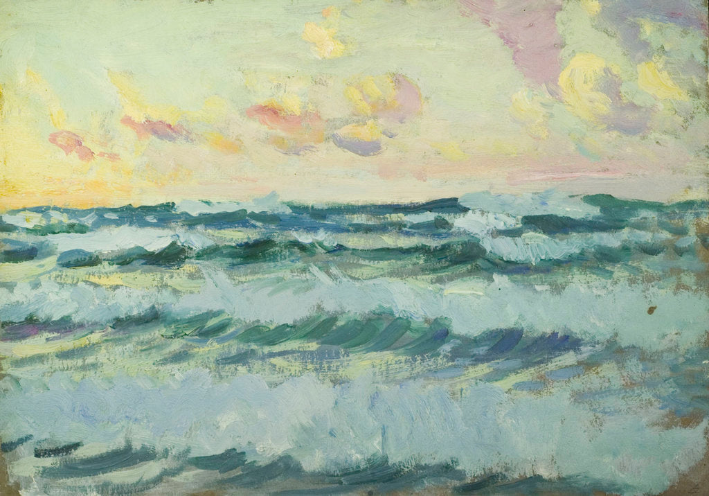 Detail of Seascape, Jersey by John Everett