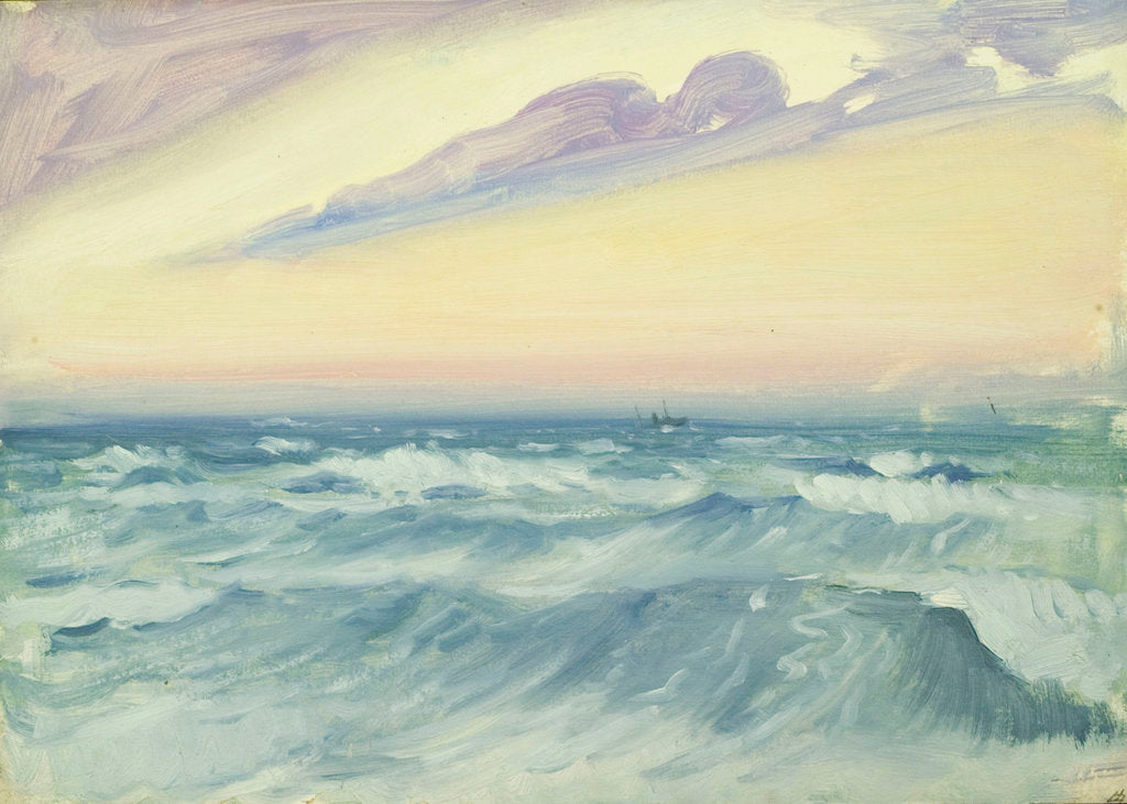 Detail of Seascape, Jersey by John Everett