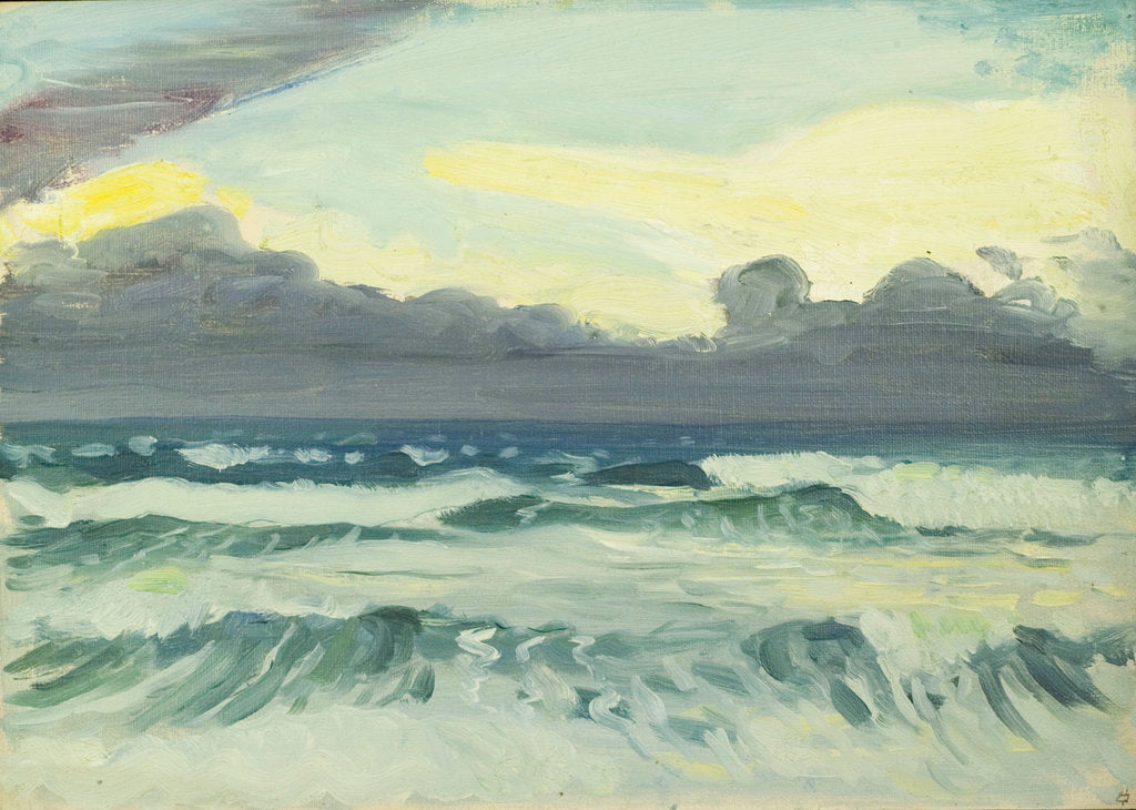 Detail of Seascape, Jersey by John Everett