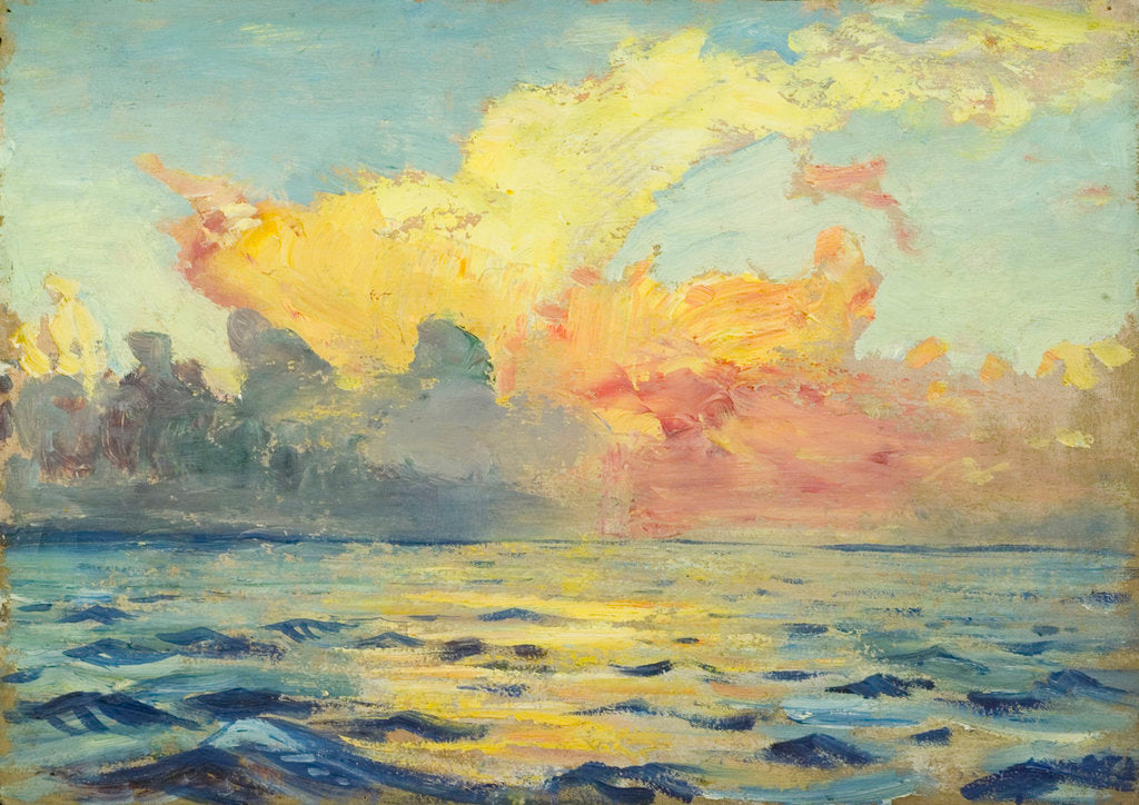 Detail of Seascape from the 'Suzanne' by John Everett