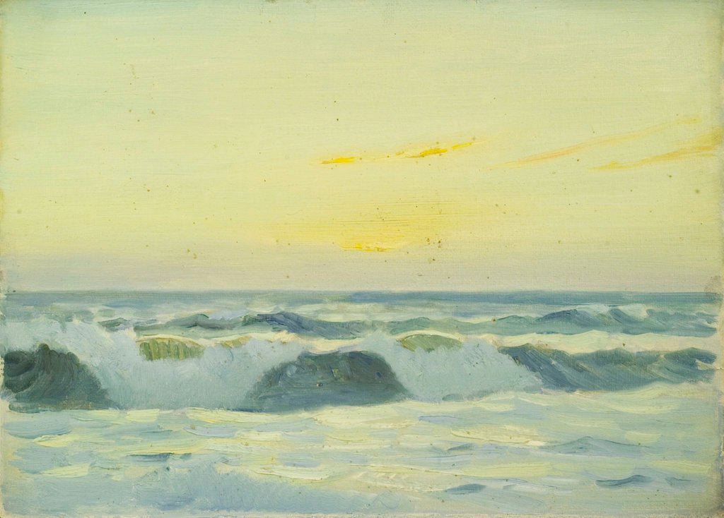 Detail of Seascape, Le Croisic by John Everett