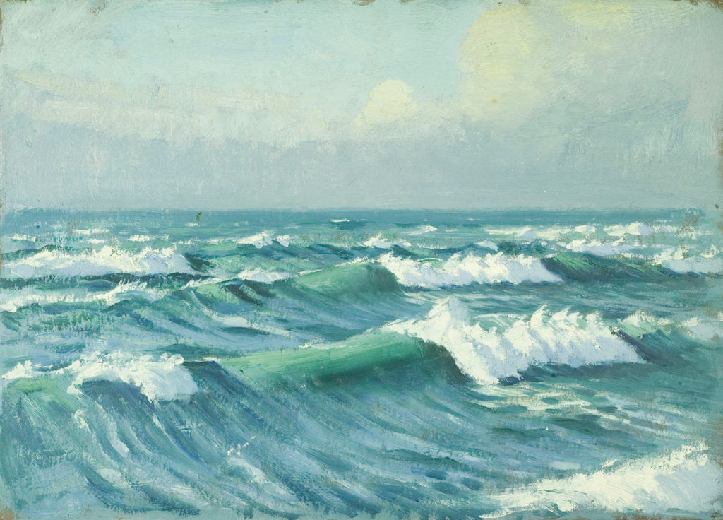 Detail of Seascape in Jersey by John Everett