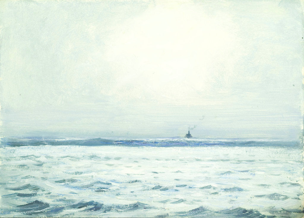 Detail of Bay of Biscay from the 'Ravenspoint' by John Everett
