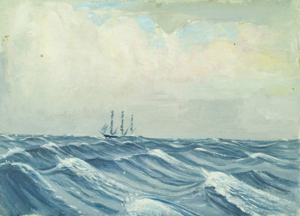 Detail of Seascape from the 'Umberleigh' by John Everett