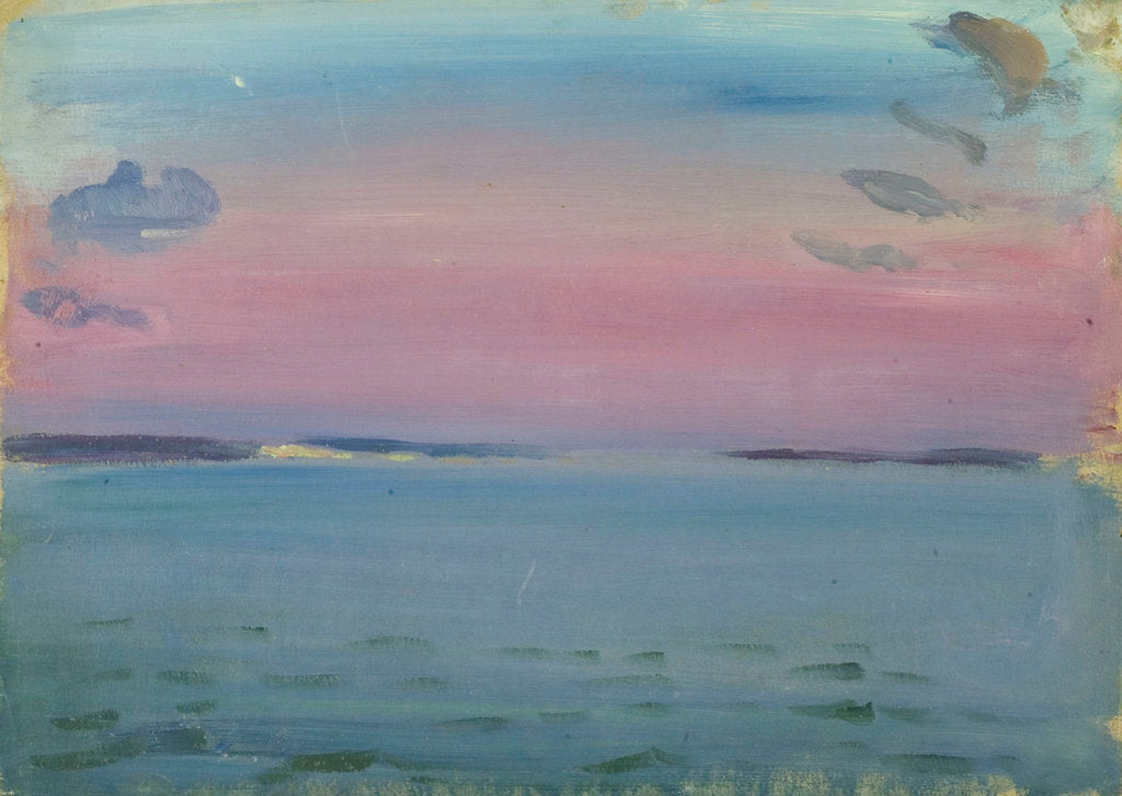 Detail of Seascape from the 'Birkdale' by John Everett