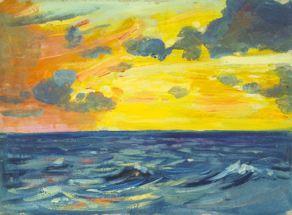 Detail of Seascape from the 'Birkdale' by John Everett
