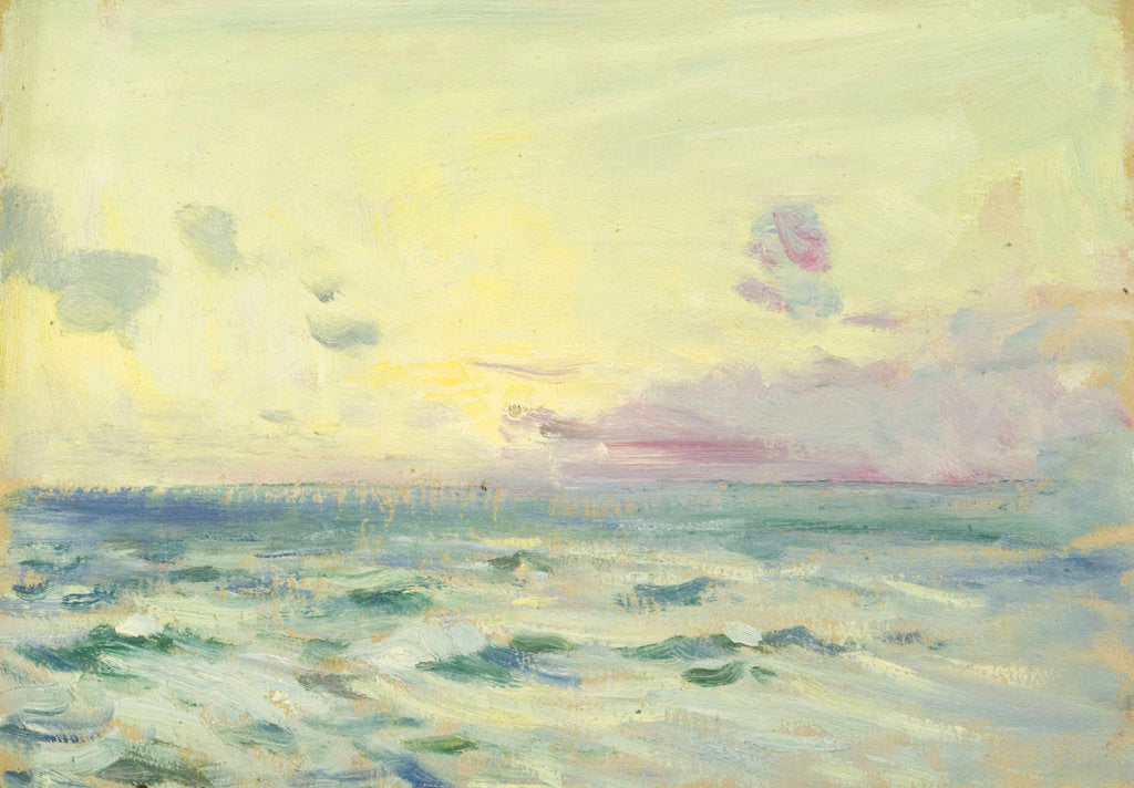 Detail of Seascape from the 'Birkdale' by John Everett