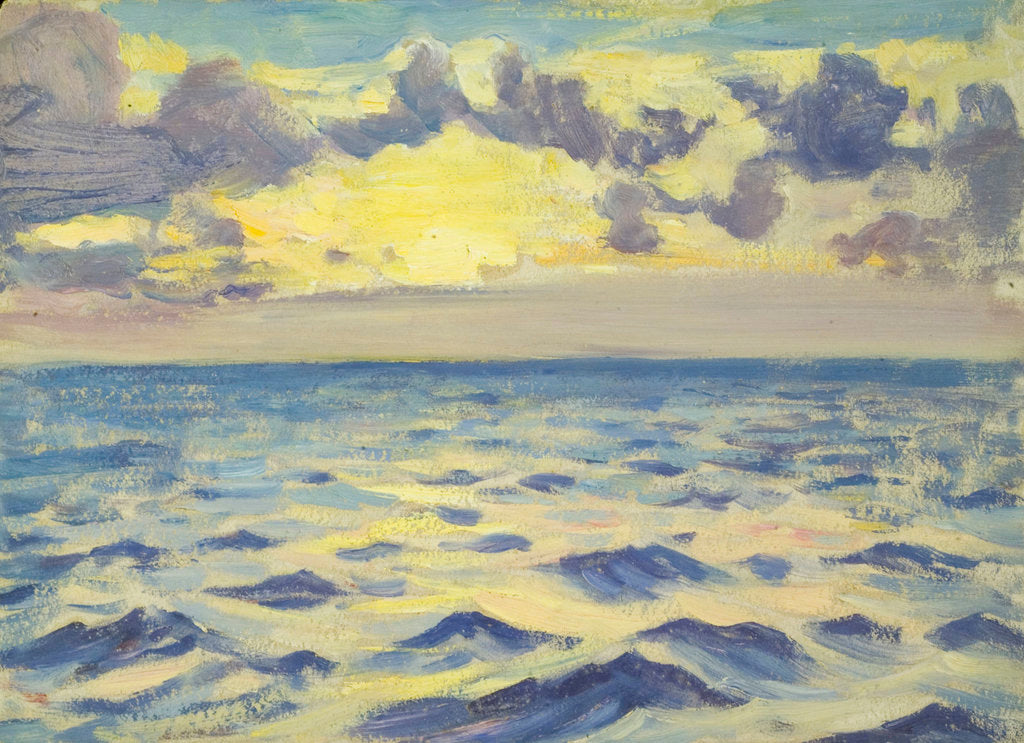 Detail of Seascape from the 'Birkdale' by John Everett