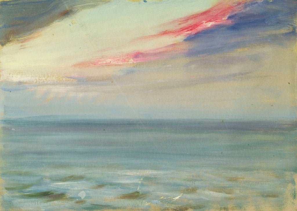 Detail of Seascape from the 'Birkdale' by John Everett
