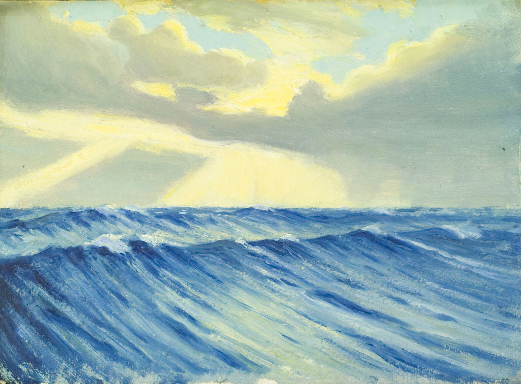 Detail of Seascape from the 'Penaglis M. Hadoulis' by John Everett