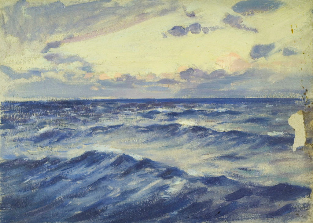Detail of Seascape from the 'Birkdale' by John Everett
