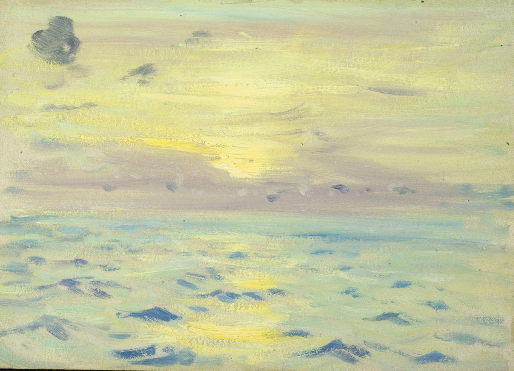 Detail of Seascape from the 'Birkdale' by John Everett