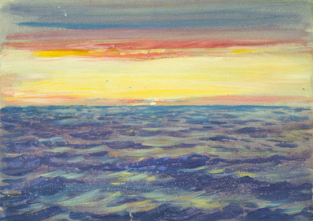 Detail of Seascape from the 'Birkdale' by John Everett