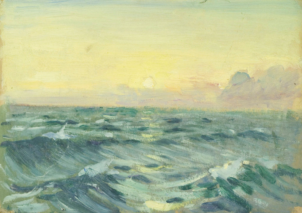Detail of Seascape from the 'Birkdale' by John Everett