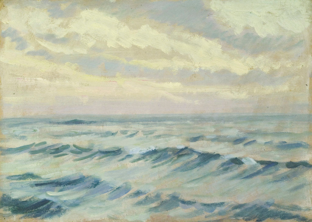 Detail of Seascape from the 'Birkdale' by John Everett