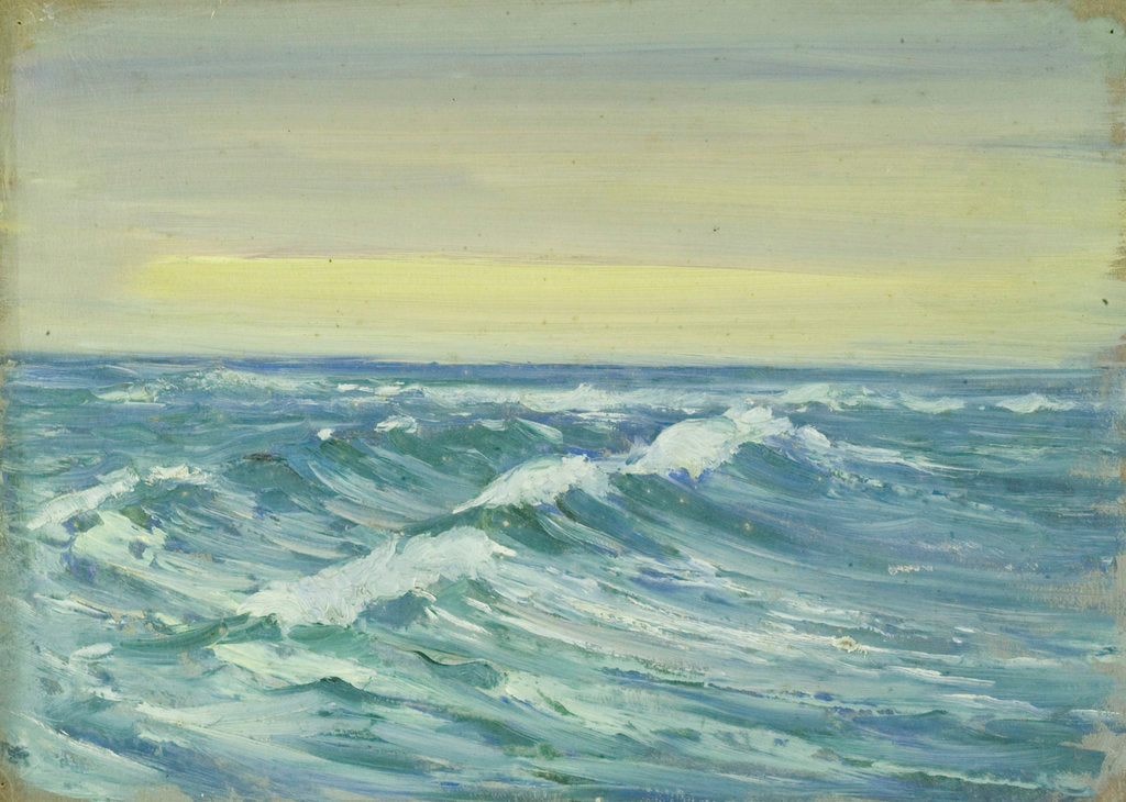 Detail of Seascape from the 'Birkdale' by John Everett