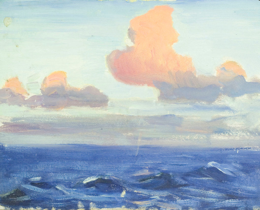 Detail of Seascape from the 'Birkdale' by John Everett