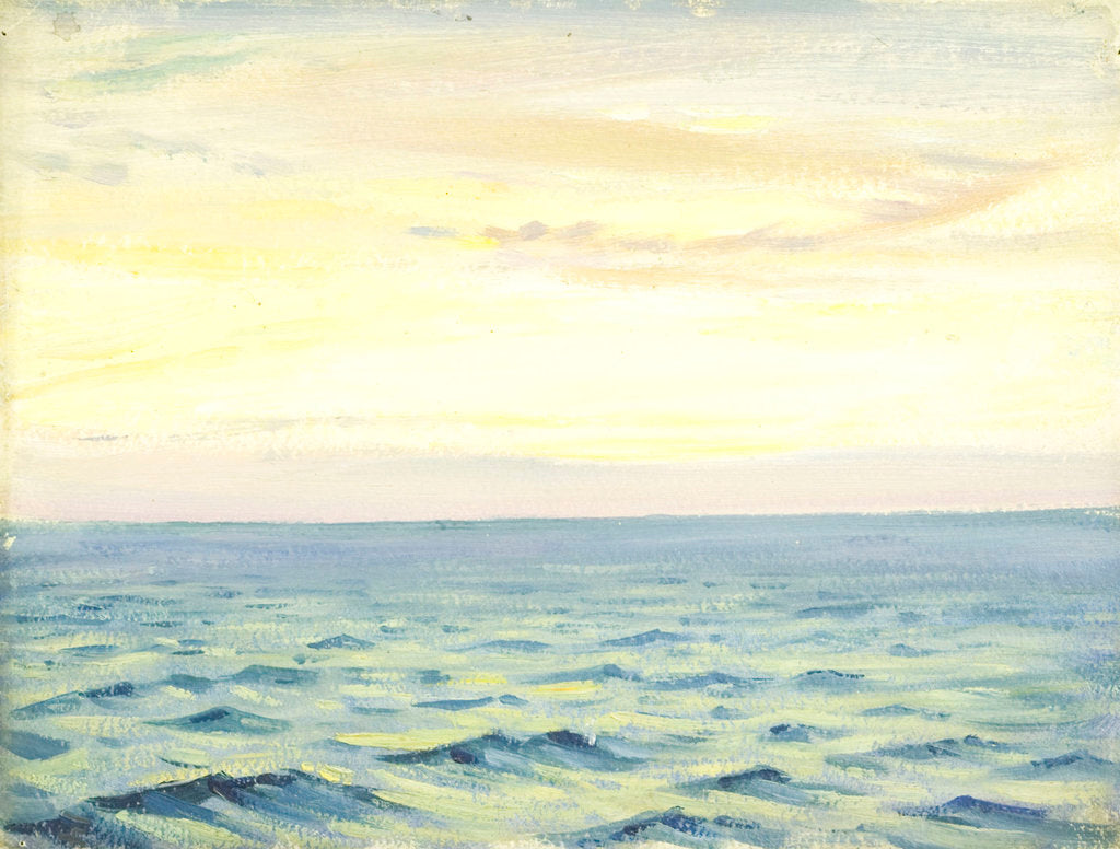 Detail of The Mediterranean from the 'Ravenspoint' by John Everett