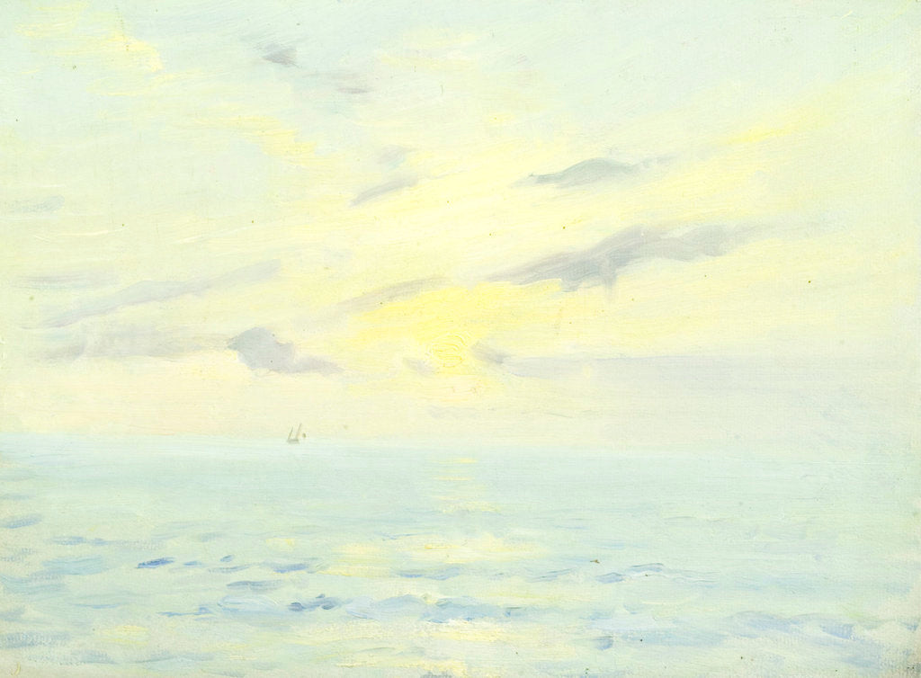 Detail of Seascape from the 'Birkdale' by John Everett