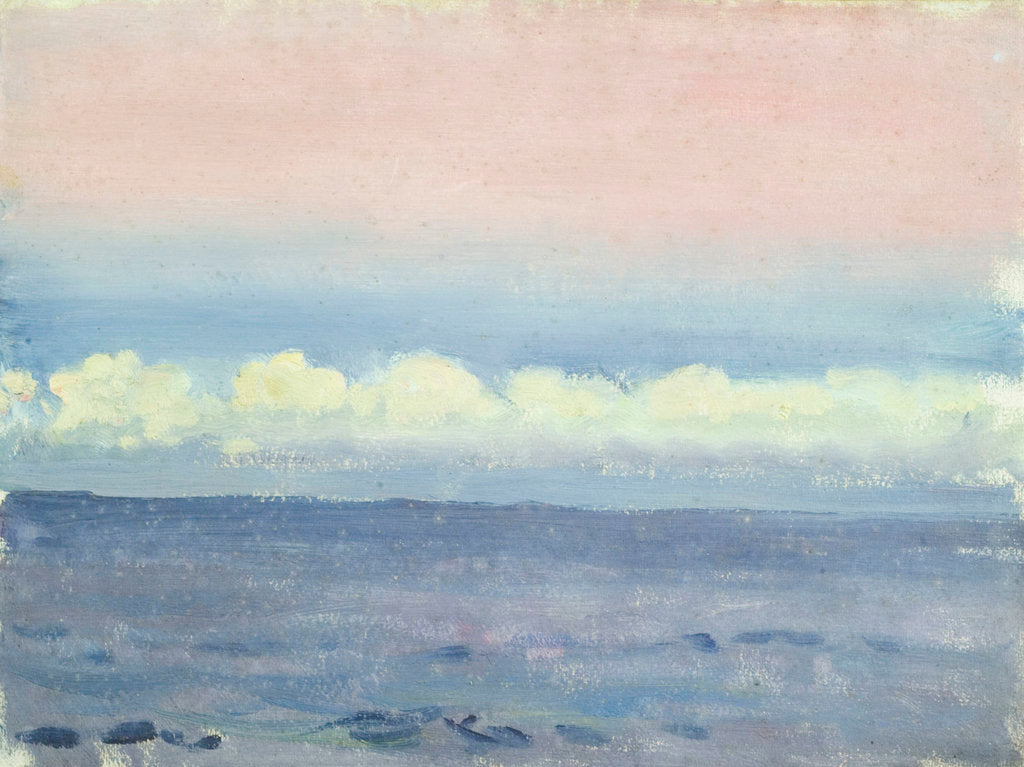 Detail of Seascape from the 'Birkdale' by John Everett