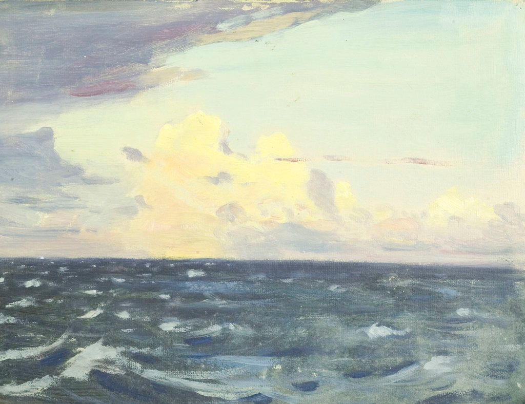Detail of Seascape from the 'Birkdale' by John Everett