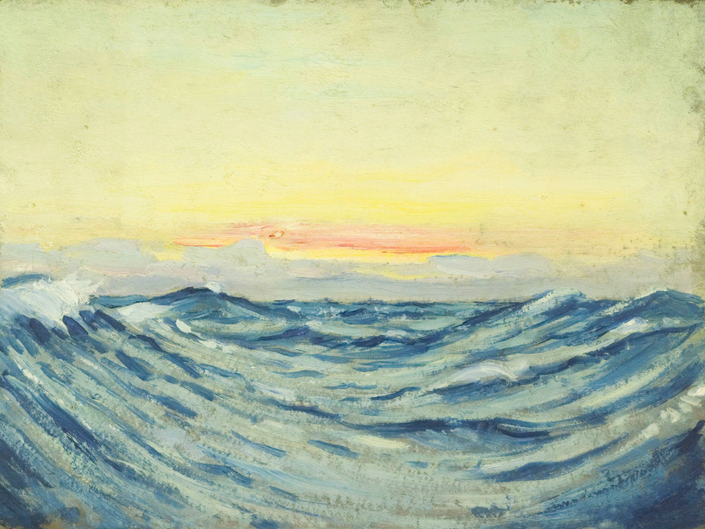Detail of Seascape from the 'Umberleigh' by John Everett