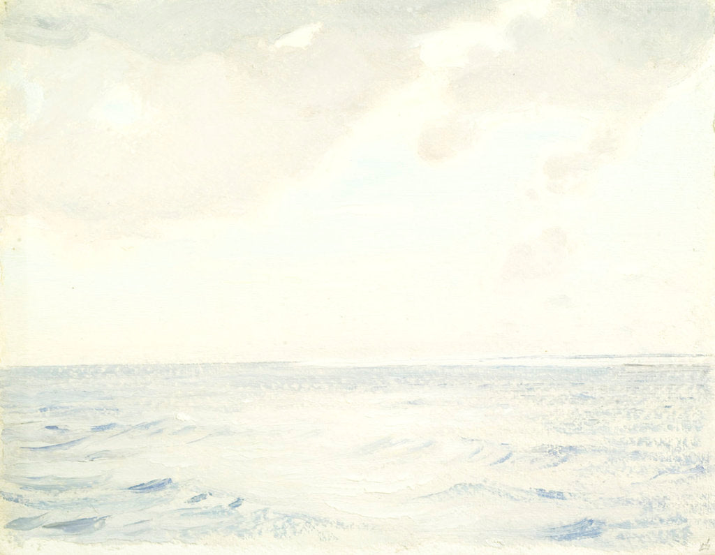 Detail of Seascape from the 'Castilian' by John Everett