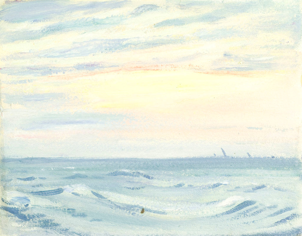 Detail of Seascape from the 'Castilian' by John Everett
