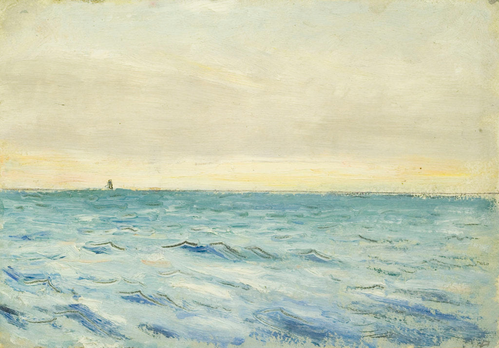 Detail of Seascape from the 'Castilian' by John Everett