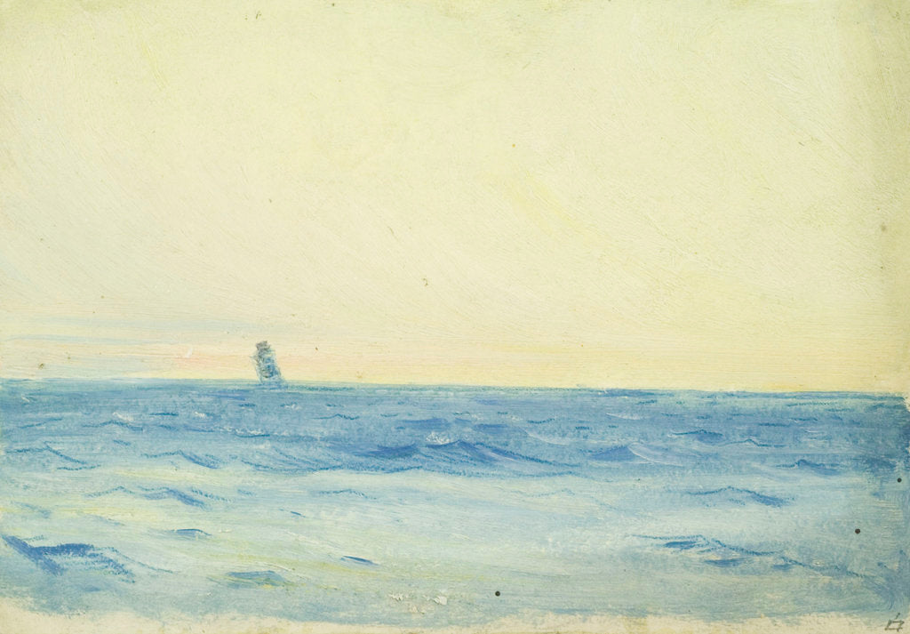 Detail of Seascape from the 'Castilian' by John Everett