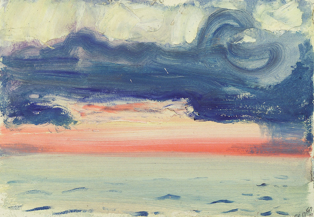 Detail of Seascape from the 'Castilian' by John Everett