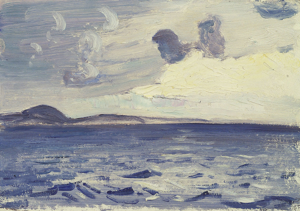 Detail of Seascape from the 'Castilian' by John Everett