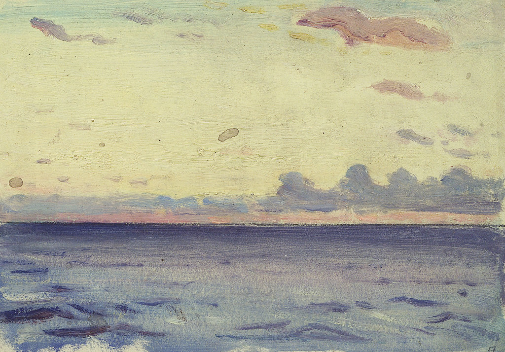 Detail of Seascape from the 'Castilian' by John Everett