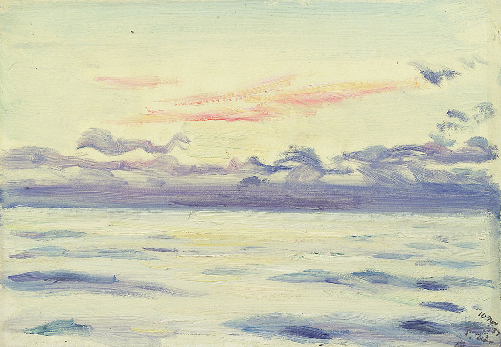 Detail of Sunrise from the 'Castilian' by John Everett
