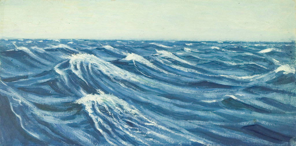 Detail of The Mediterranean from the 'Ravenspoint' by John Everett