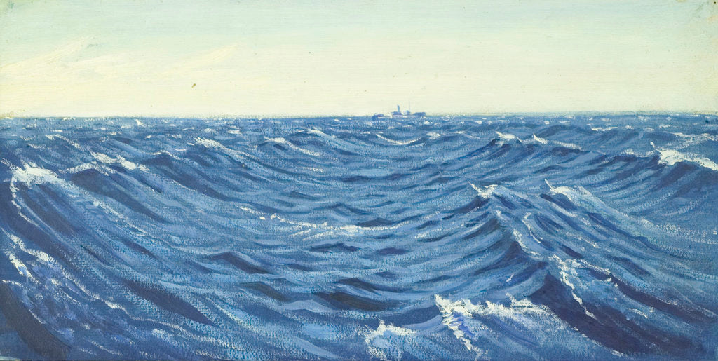 Detail of Seascape from the 'Ravenspoint' by John Everett