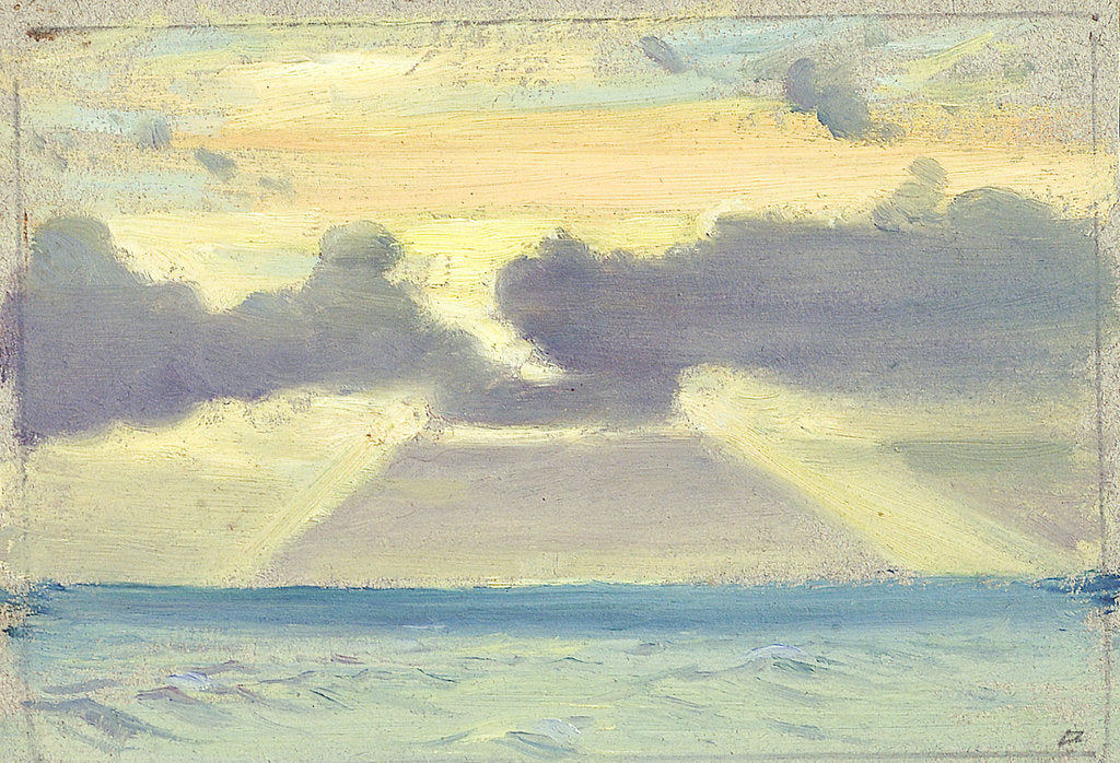 Detail of Seascape by John Everett