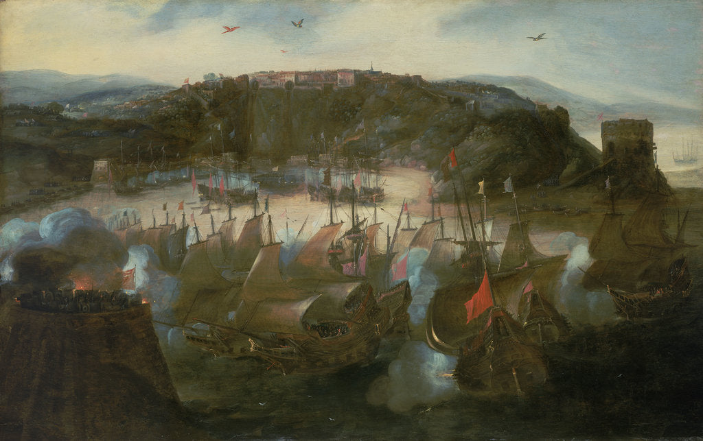 Detail of Attack on San Salvador by Andries van Eertvelt