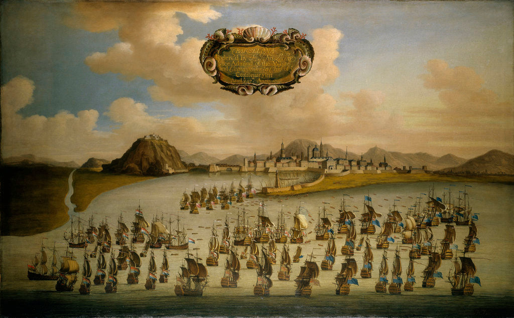 Detail of The Relief of Barcelona, 30 April 1706 by H. Vale