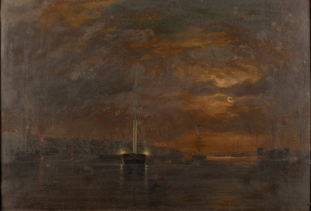 Detail of Queen Victoria's visit to Queenstown, 1849 by George Mounsey Wheatley Atkinson